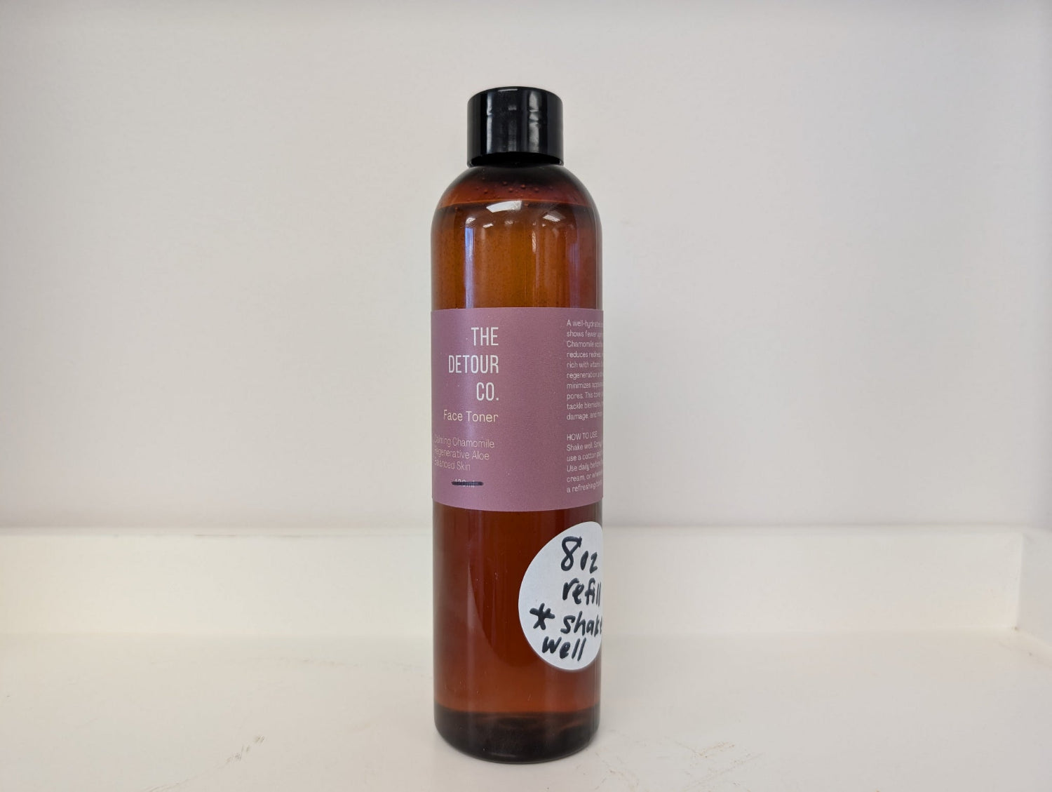 chamomile aloe witch hazel, water-free face toner to improve skin tone