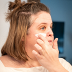 A restorative cream that helps support the skin barrier while providing lasting hydration and comfort to nourish and protect dry, sensitive skin.
