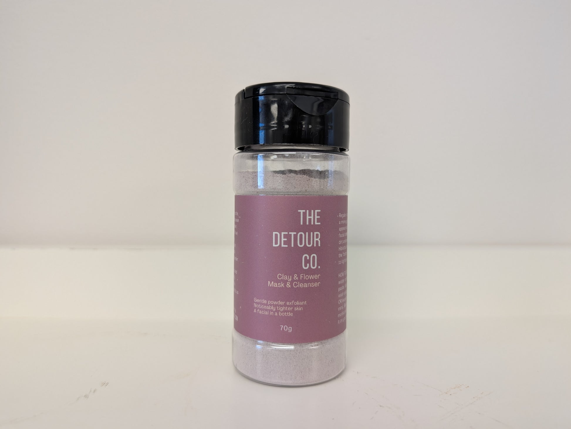 Flower & Clay Cleanser - gentle exfoliation, detoxifying mask