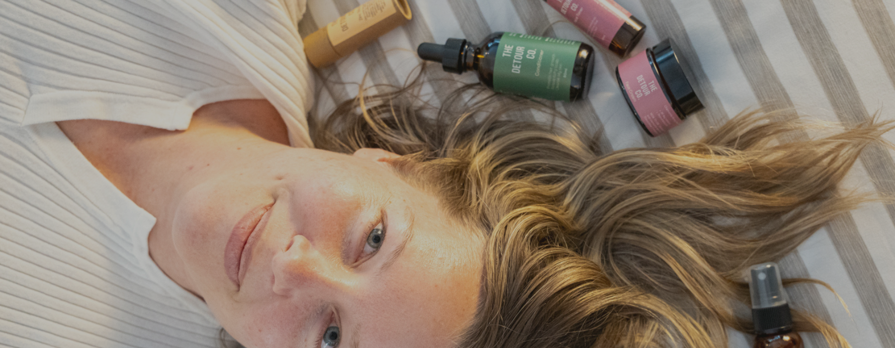 Discover Canadian made botanical skincare and wellness essentials from The Detour Co., including face care, body care, lip care, and natural self-care products.