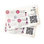 Detour Co. sample and travel set. Body Butter, Clay Cleanser, Toner, Face Oil, Face Cream.