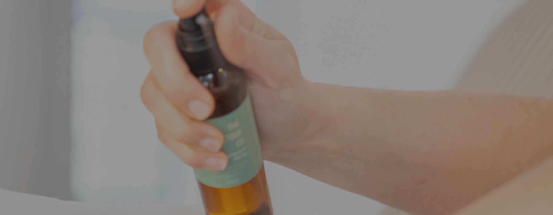 Topical magnesium spray crafted to support relaxation and daily wellness routines in amber bottle.