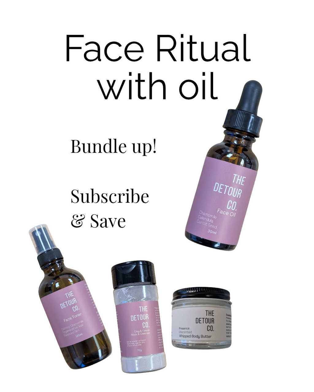 3 Step (+1) Skincare Routine – Face Oil Bundle for Radiance & Repair