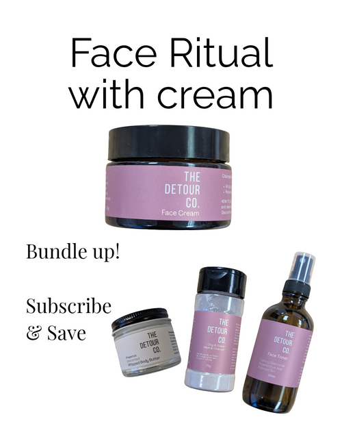 3 Step (+1) Skincare Routine – Face Cream Bundle for Dry & Sensitive Skin