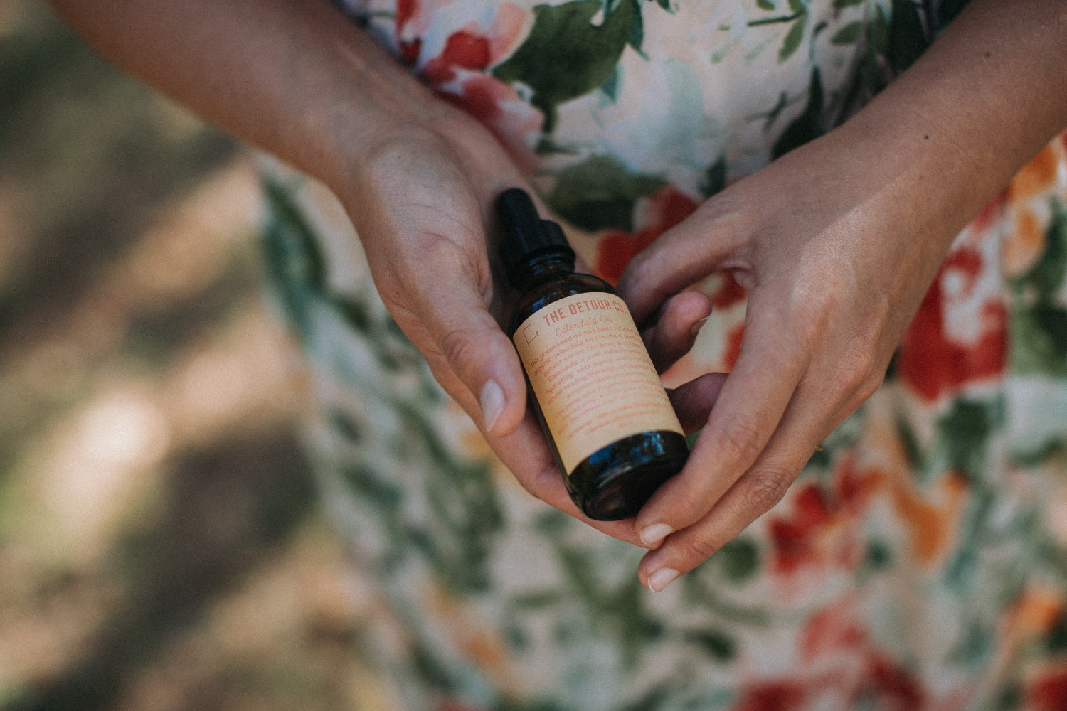 Handmade chamomile and calendula oil skincare in Canada